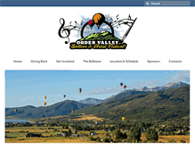 Tablet Screenshot of ogdenvalleyballoonfestival.com